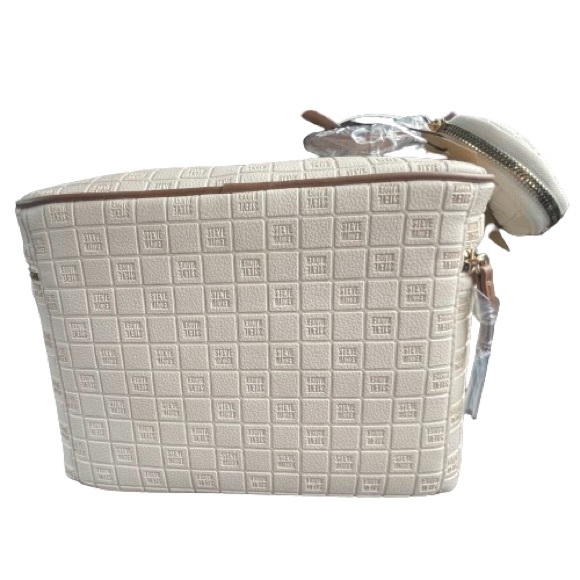 NEW Steve Madden Oatmeal Cosmetic Case - Picture 8 of 16